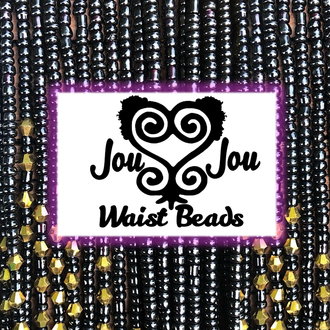 Savage-Black African Waist Beads From Ghana
