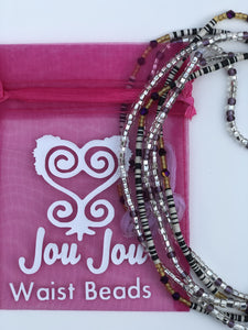 Specialty Waist Beads: Purple Reign Closeup